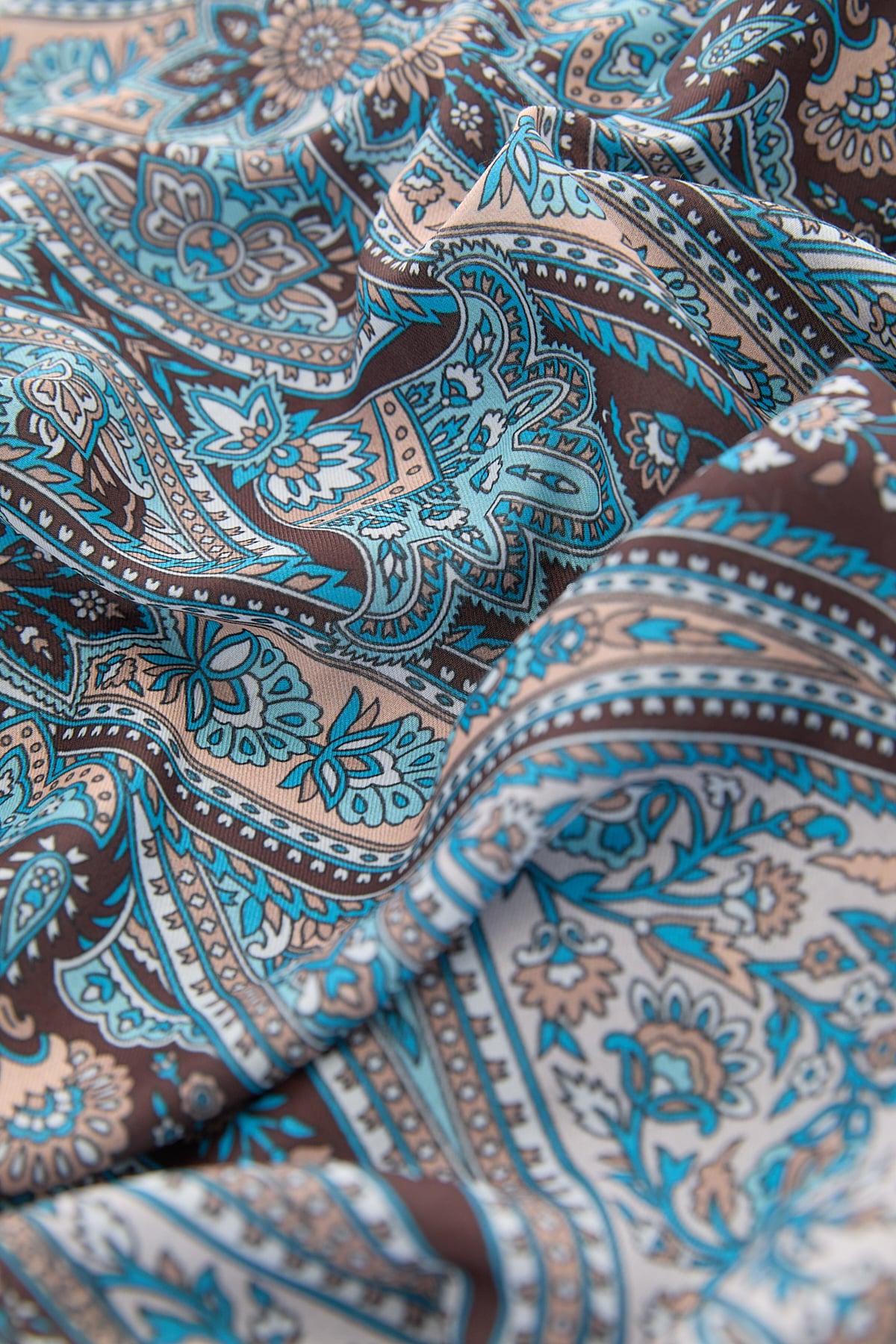 NİHAN Stil Şal Nihan Desenli Soft Şal  Gri_modest
