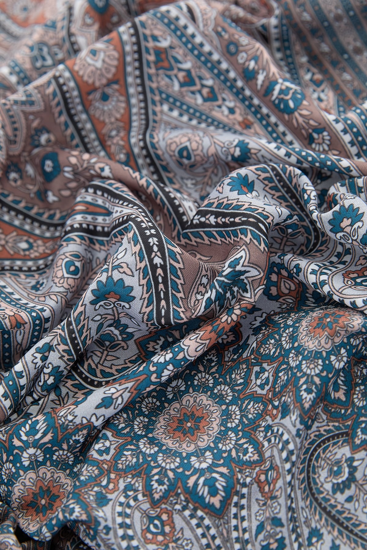 NİHAN Shawl Nihan Desenli Soft Şal  Siyah_modest