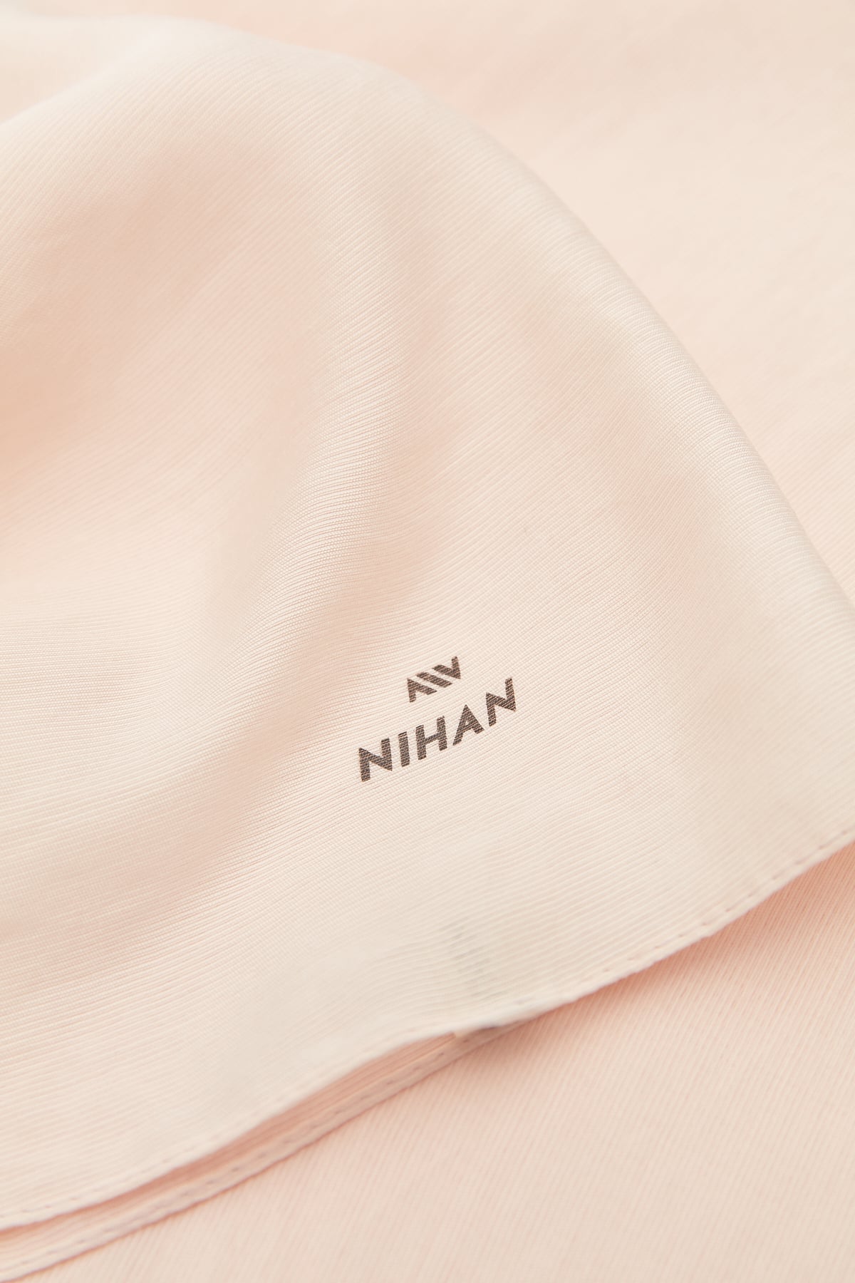 NİHAN Stil Şal Nihan Düz Stil Şal  Pudra_modest