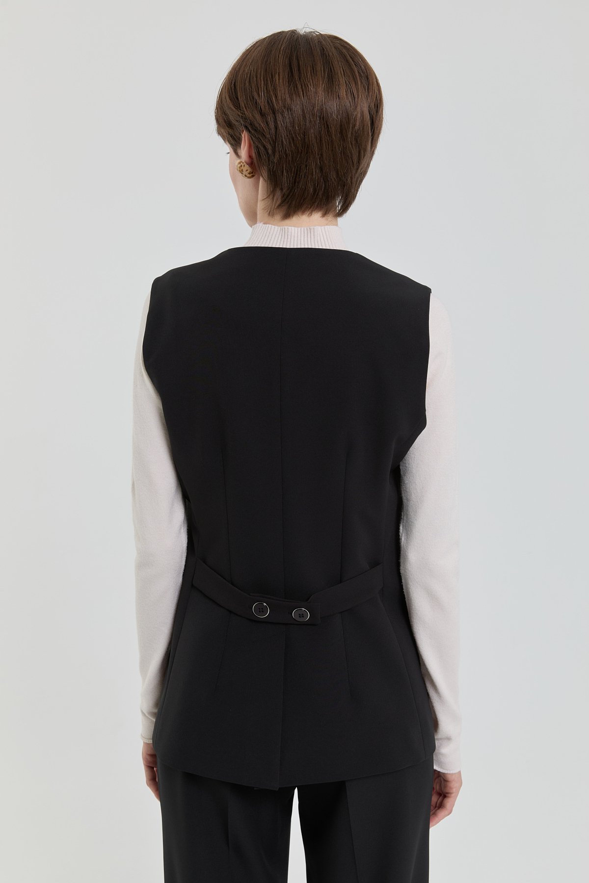 NİHAN Vest Nihan Fit Klasik Yelek  Siyah_modest