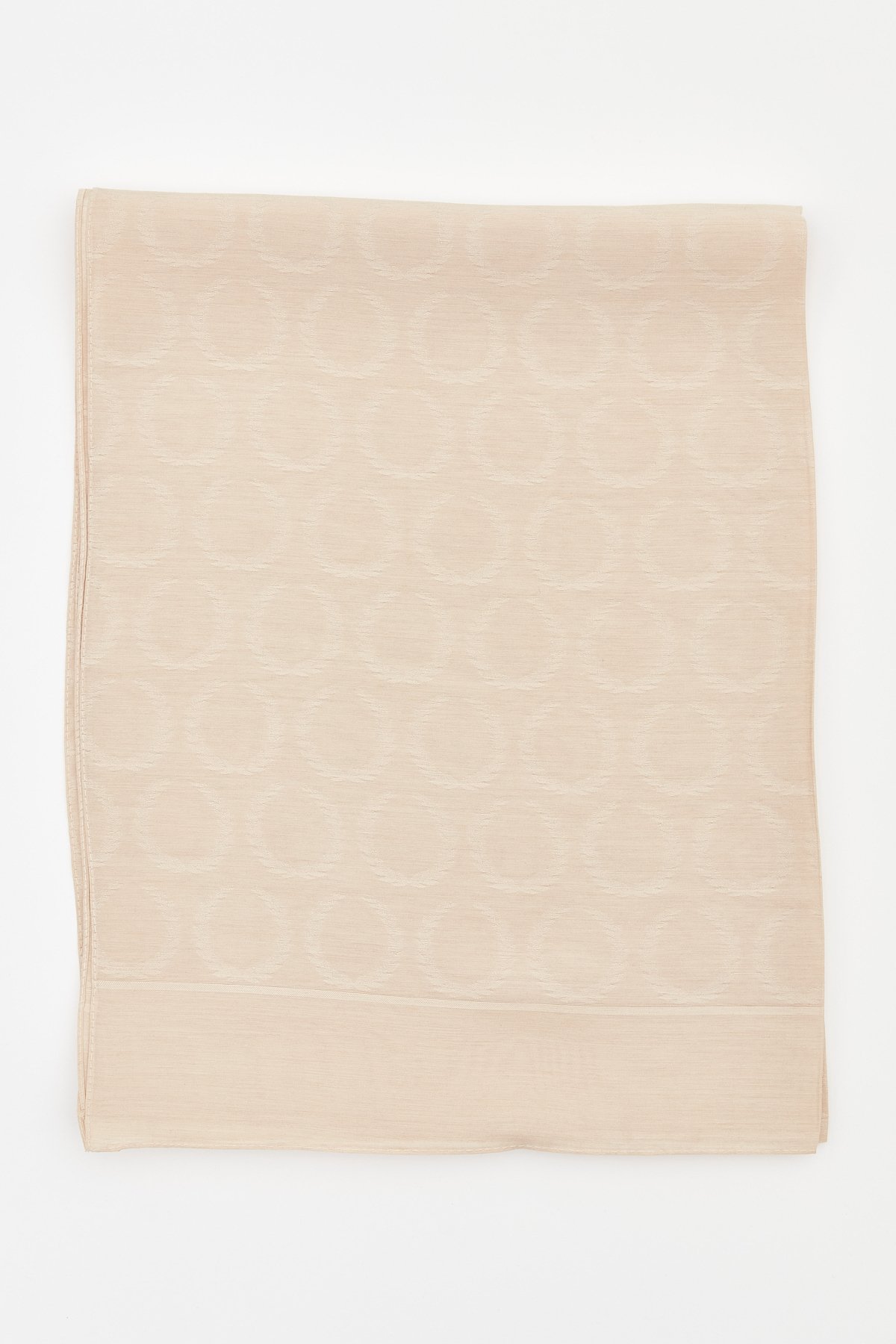 NİHAN Silk Shawl Nihan İpek Yün Başak Desen Şal  Bej_modest
