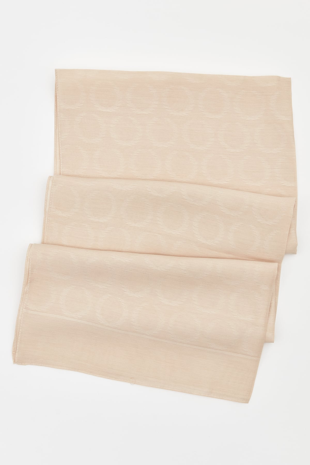 NİHAN Silk Shawl Nihan İpek Yün Başak Desen Şal  Bej_modest
