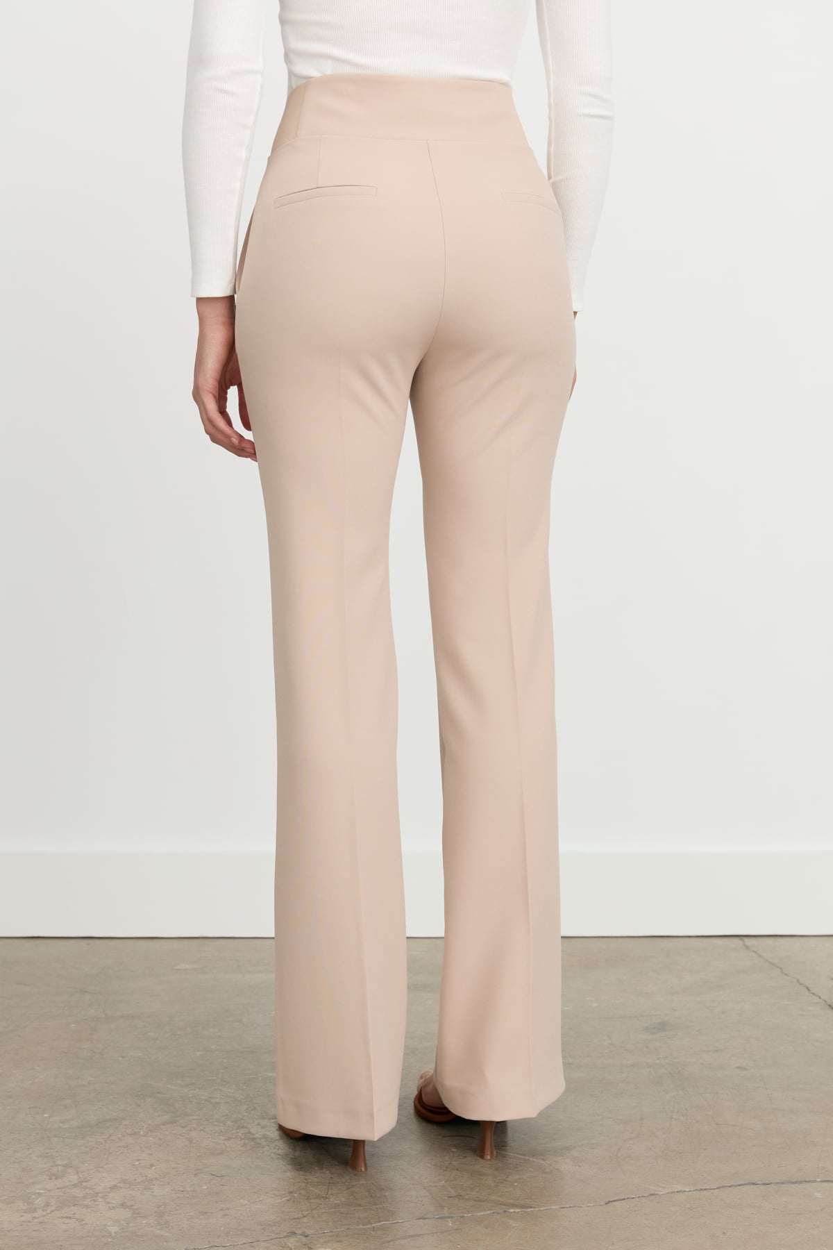 NİHAN Pants Nihan İspanyol Paça Pantolon  Taş_modest