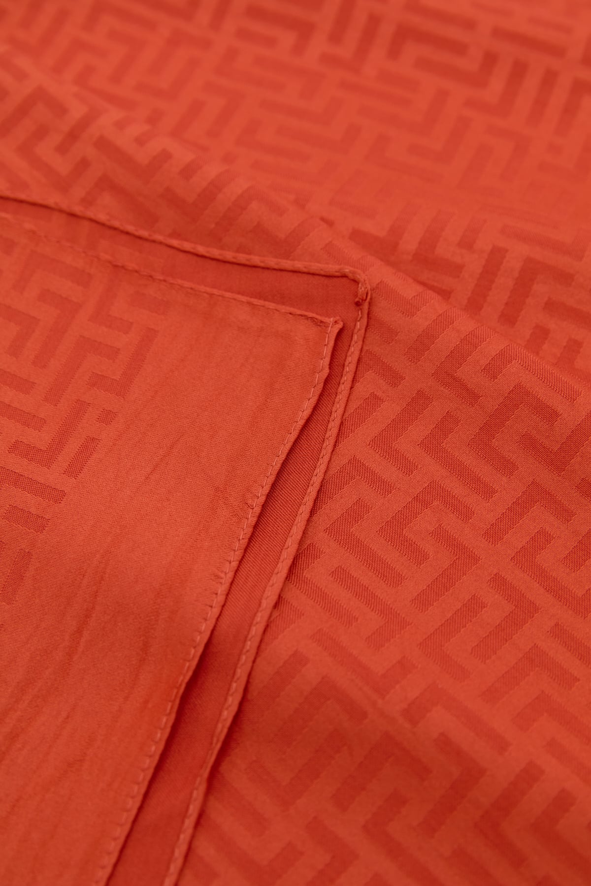 NİHAN Shawl Nihan Monogram Desen Şal  Taba_modest