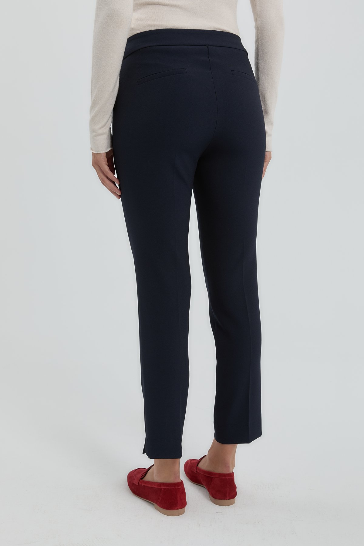 NİHAN Pantolon Nihan Ütü İzli Dar Paça Pantolon  Lacivert_modest