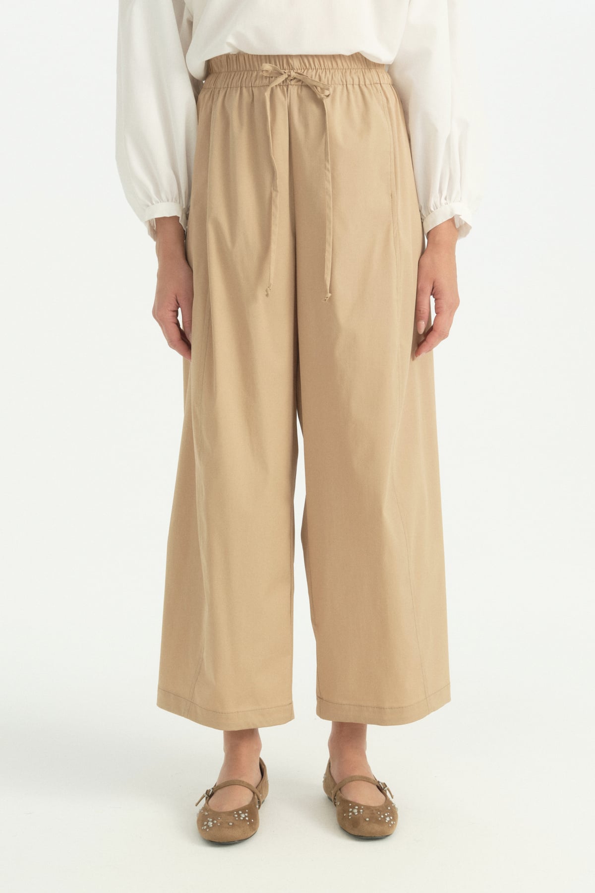 Pamuk Baggy Pantolon  Camel