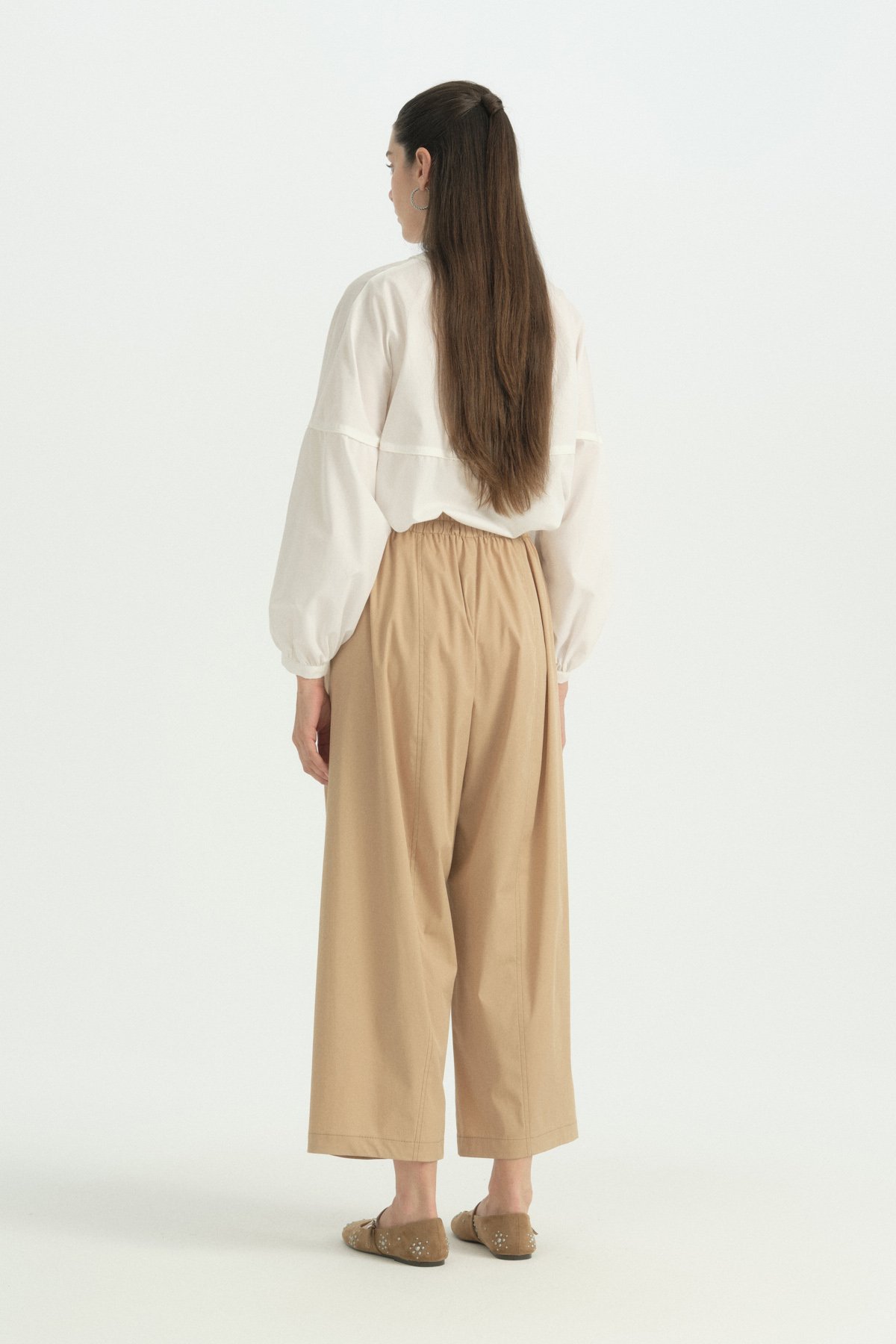 Pamuk Baggy Pantolon  Camel