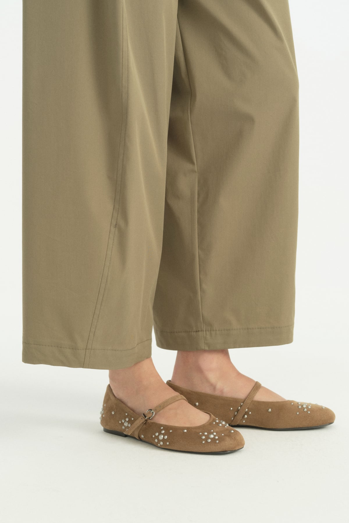 Pamuk Baggy Pantolon  Haki