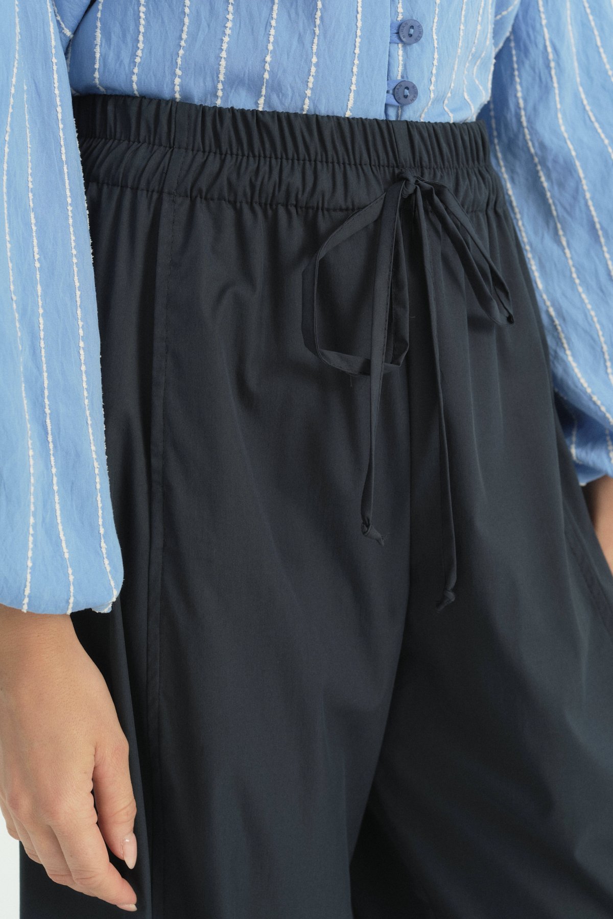 Pamuk Baggy Pantolon  Lacivert