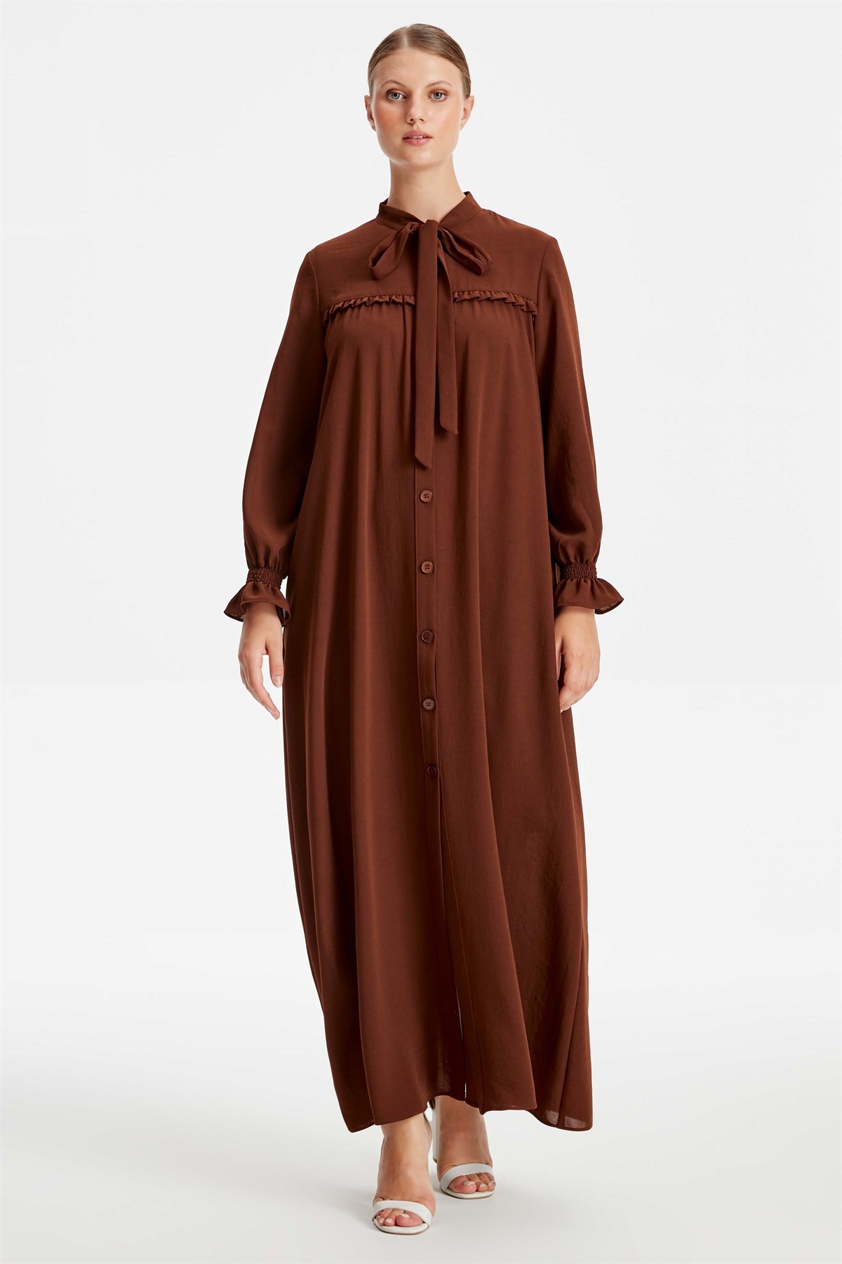 TUĞBA Abaya Kahve_modest