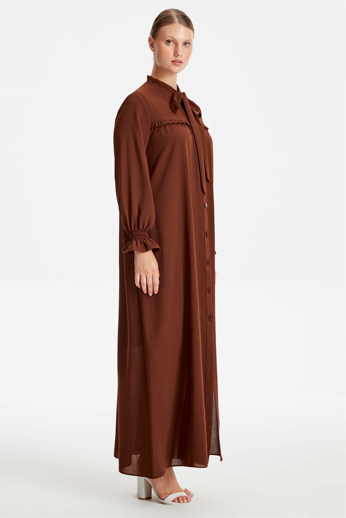 TUĞBA Abaya Kahve_modest