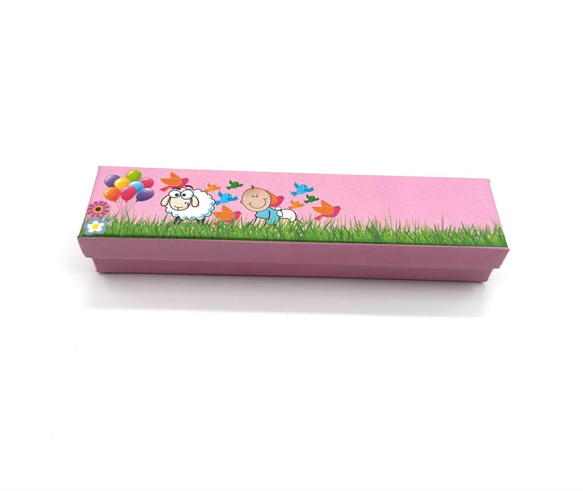Desenli çocuk bilekliği pembe mavi