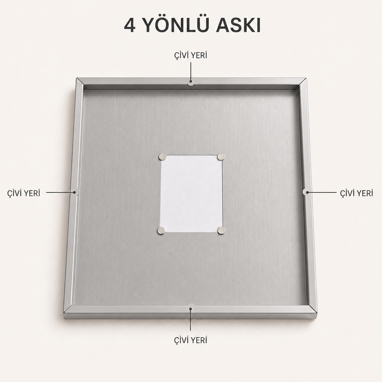 Artdeco Satine Metal Fotoğraf Çerçevesi