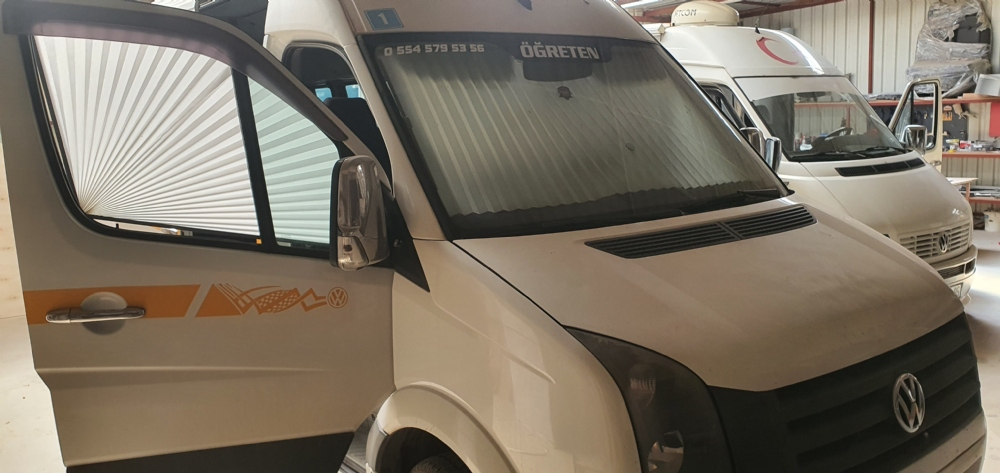 Crafter, Sprinter Karavan ön kabin perde seti