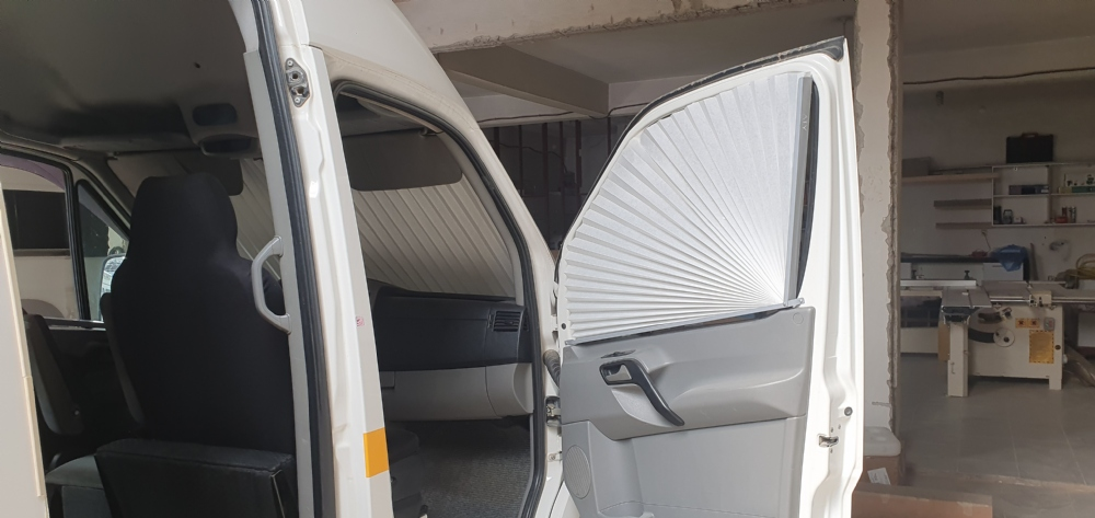 Crafter, Sprinter Karavan ön kabin perde seti