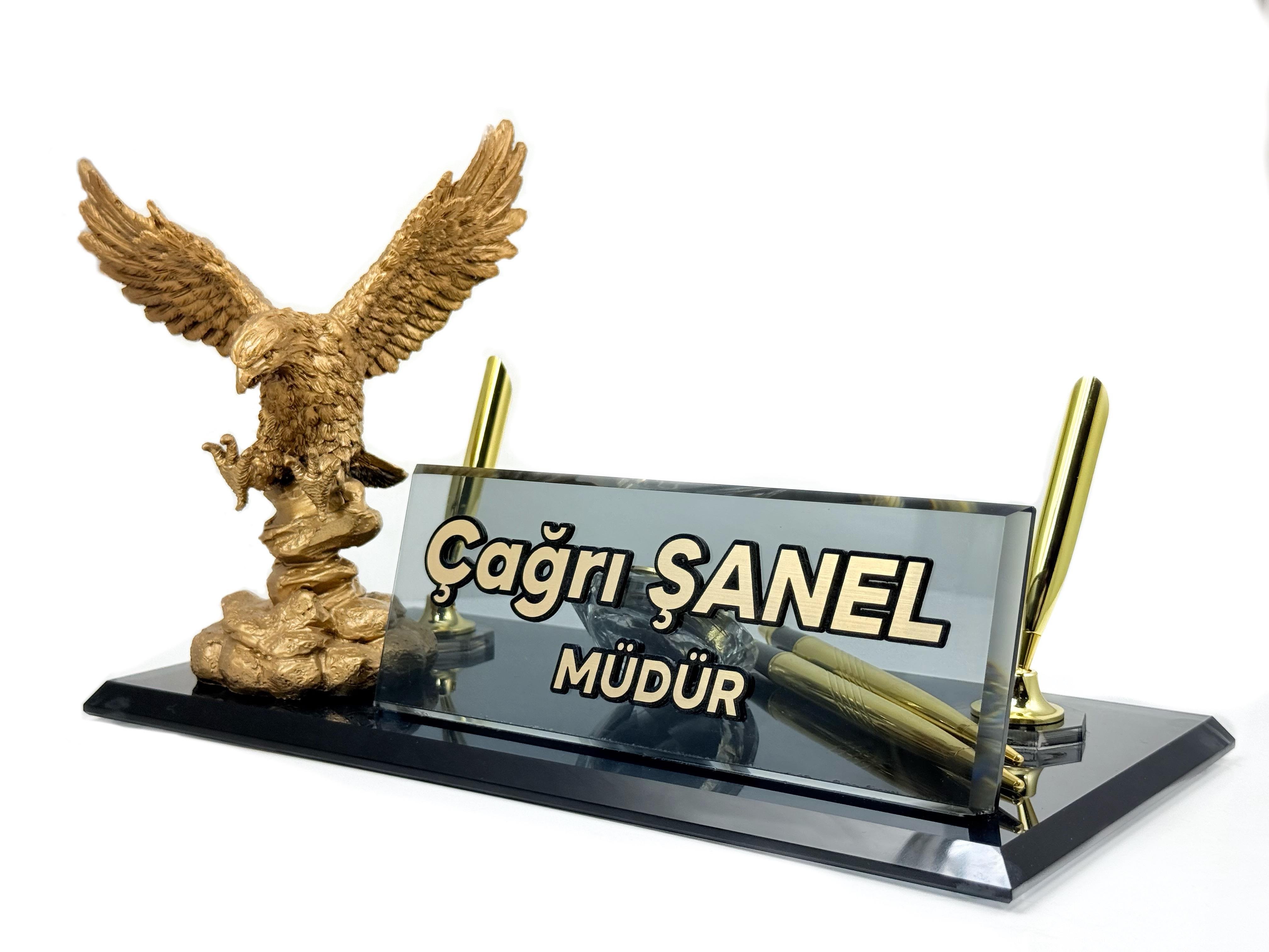 KARTAL BİBLOLU MASA ÜSTÜ İSİMLİK
