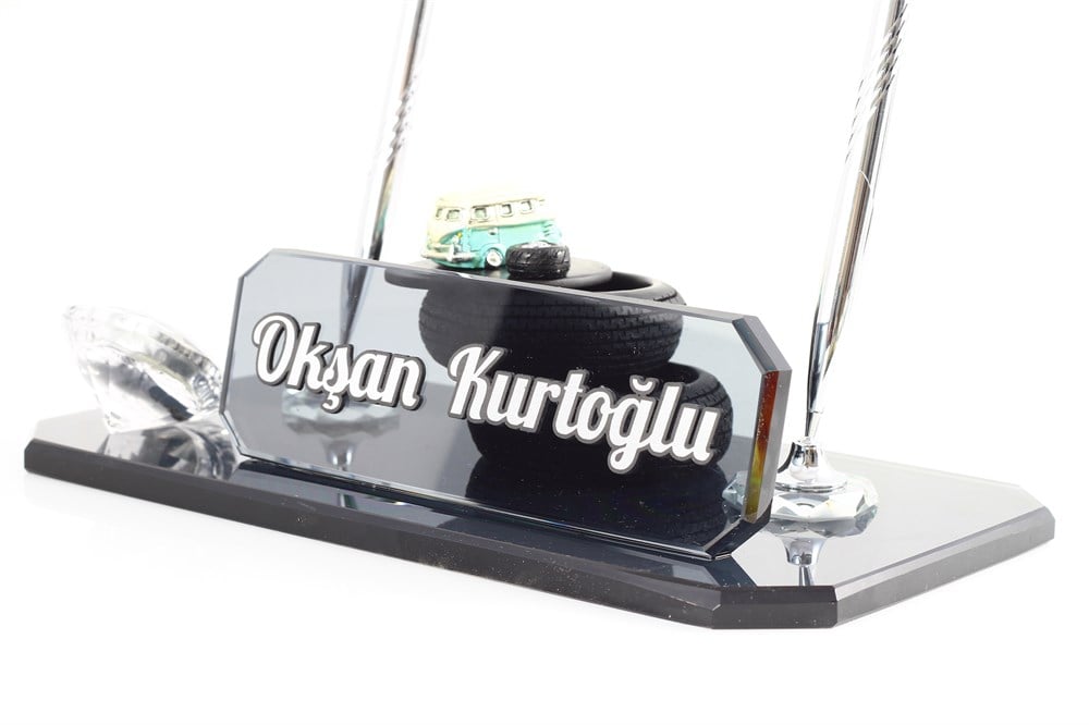 KRİSTAL MASA İSİMLİĞİ VW Oto Lastik