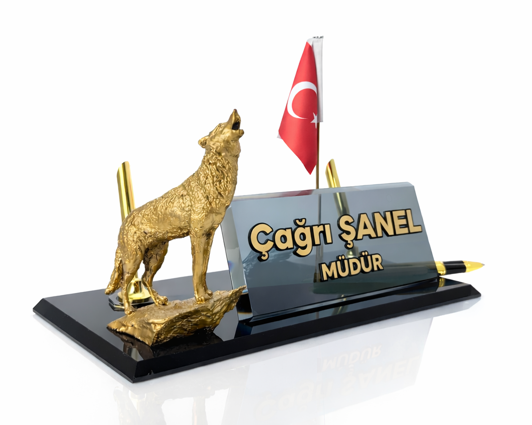 kurt Figürlü Masa İsimliği, kurt isimlik