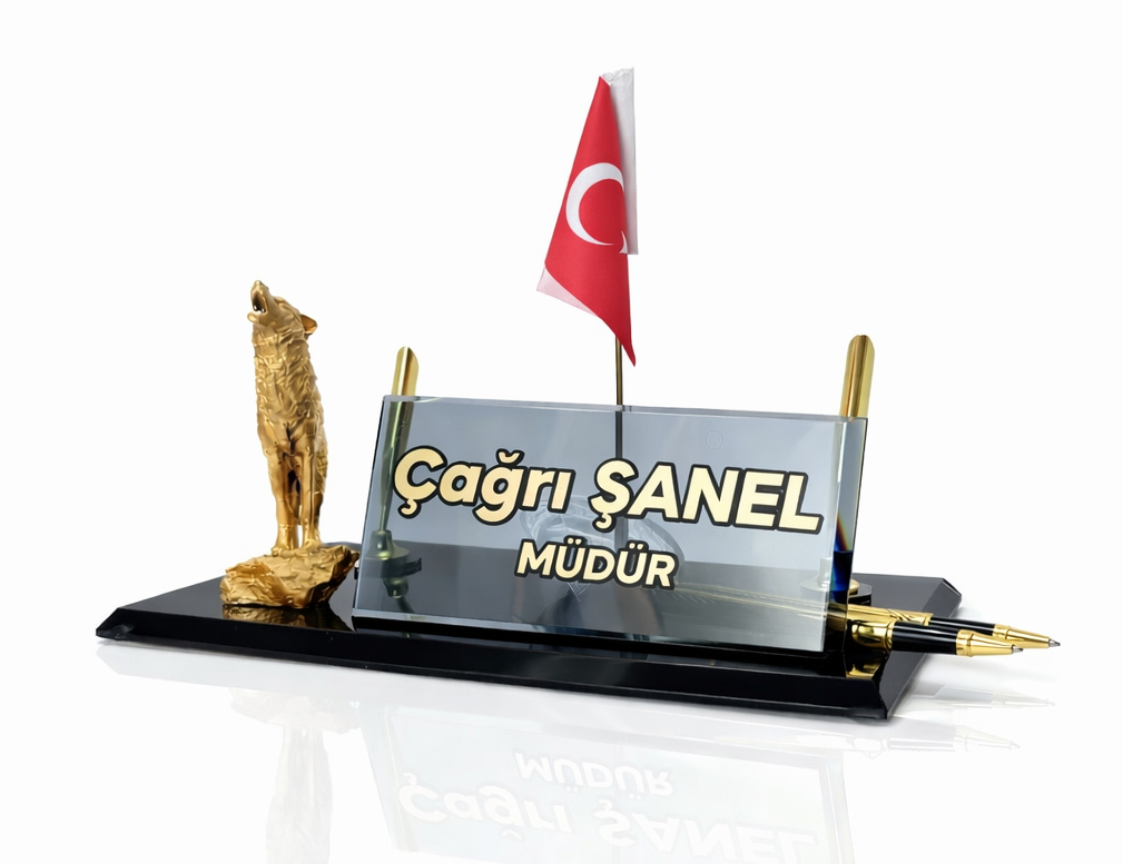 kurt Figürlü Masa İsimliği, kurt isimlik
