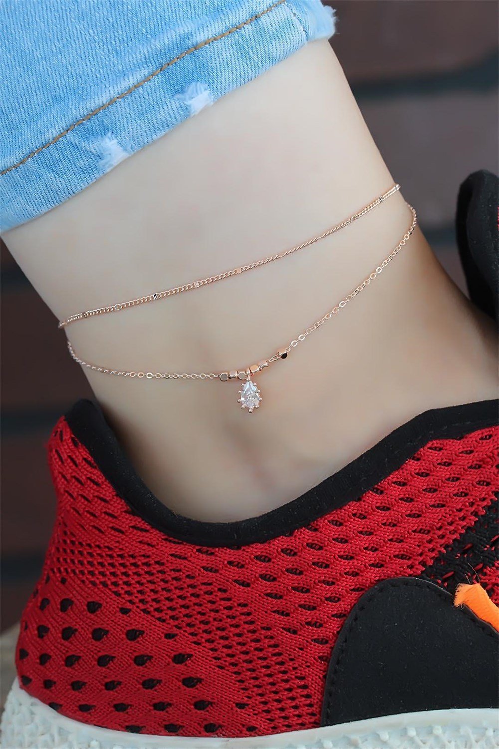  Zirkon Taşlı Rose Renk Hal Hal