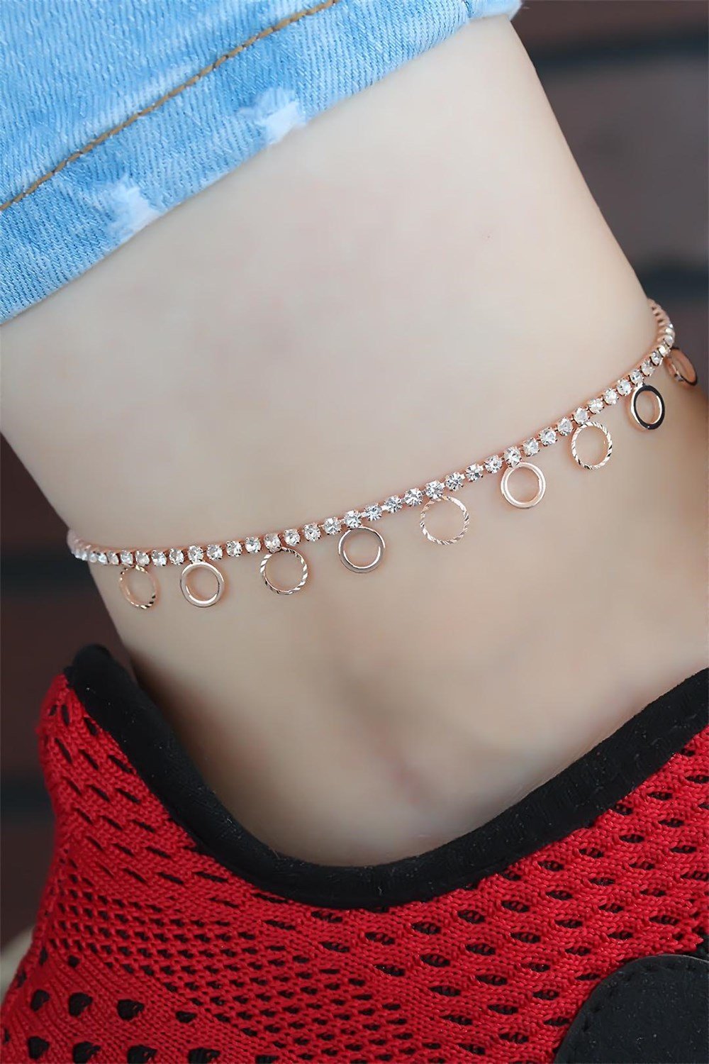  Zirkon Taşlı Rose Renk Halkalı Hal Hal