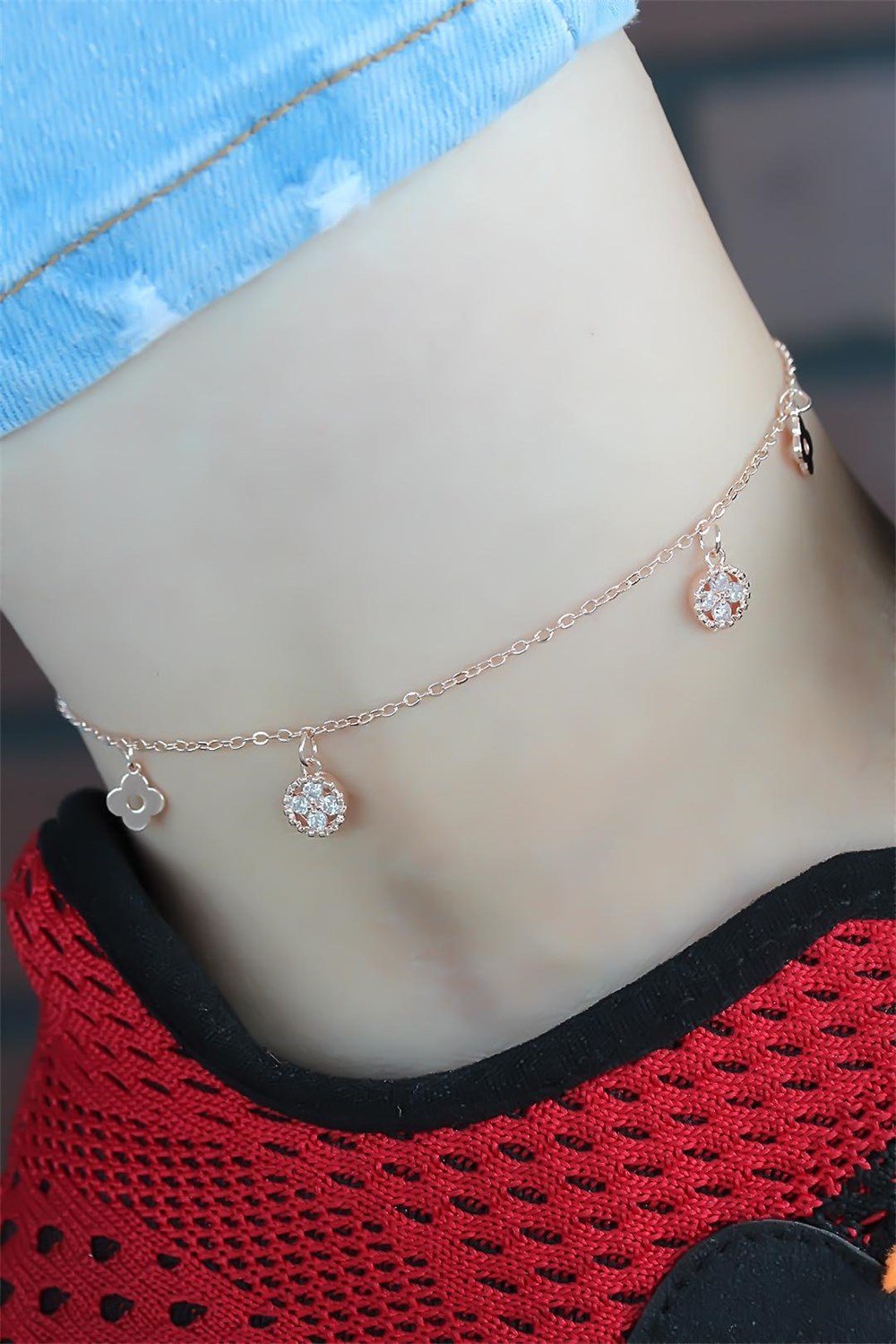  Zirkon Taşlı Rose Renk Kaplama Hal Hal