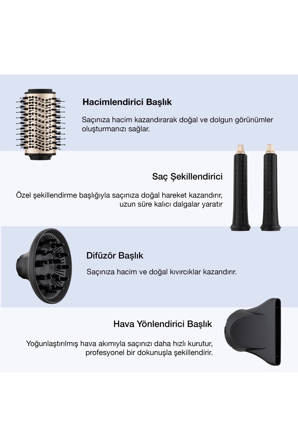 Airwave Saç Şekillendirici Set Gold