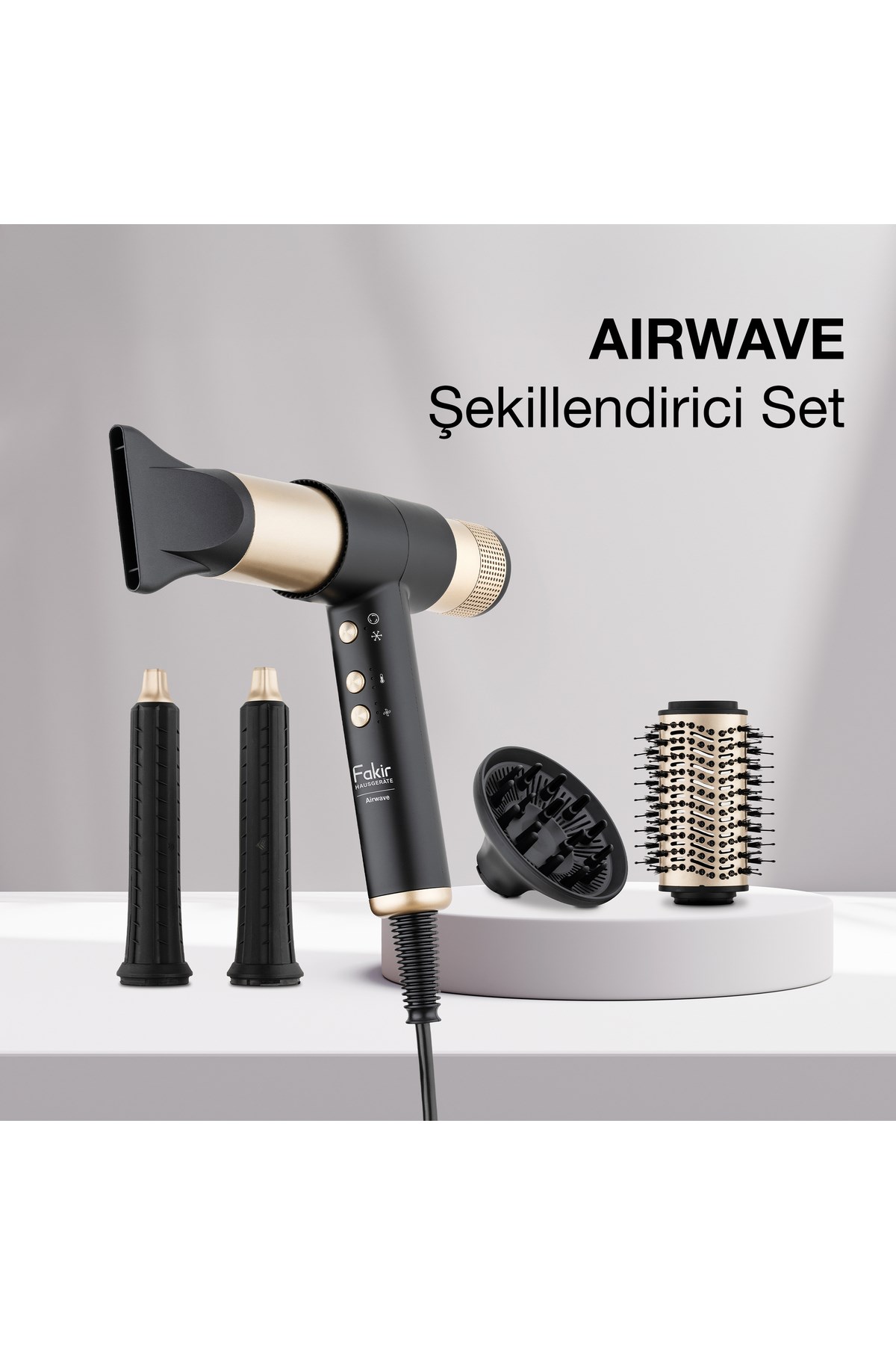 Airwave Saç Şekillendirici Set Gold
