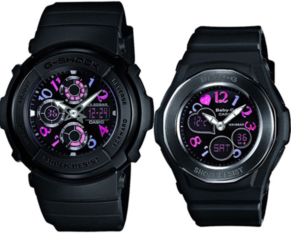 Casio LOV-11B-1BDR Erkek Ve Bayan Takım Kol Saati