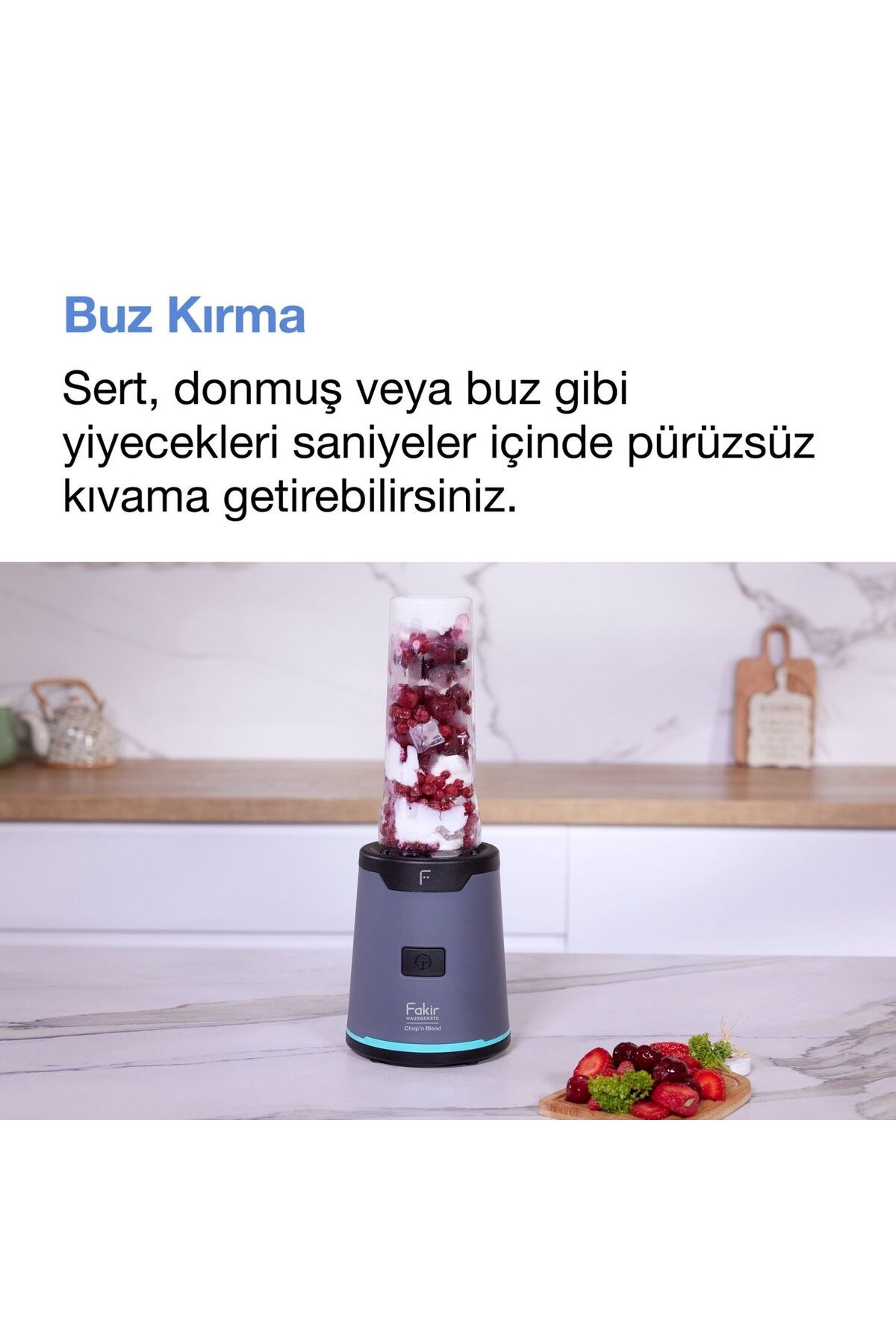 Chop'N Blend Smoothie Blender Aqua