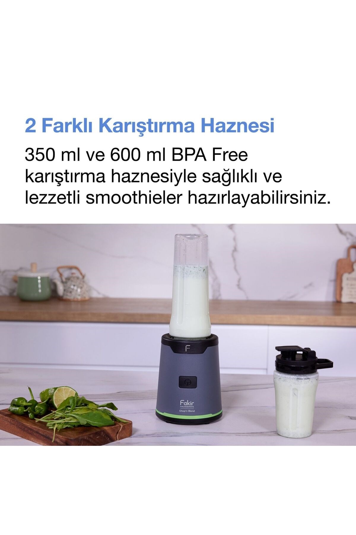 Chop'N Blend Smoothie Blender Yeşil