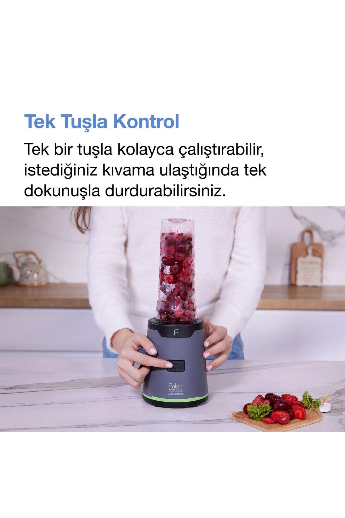Chop'N Blend Smoothie Blender Yeşil