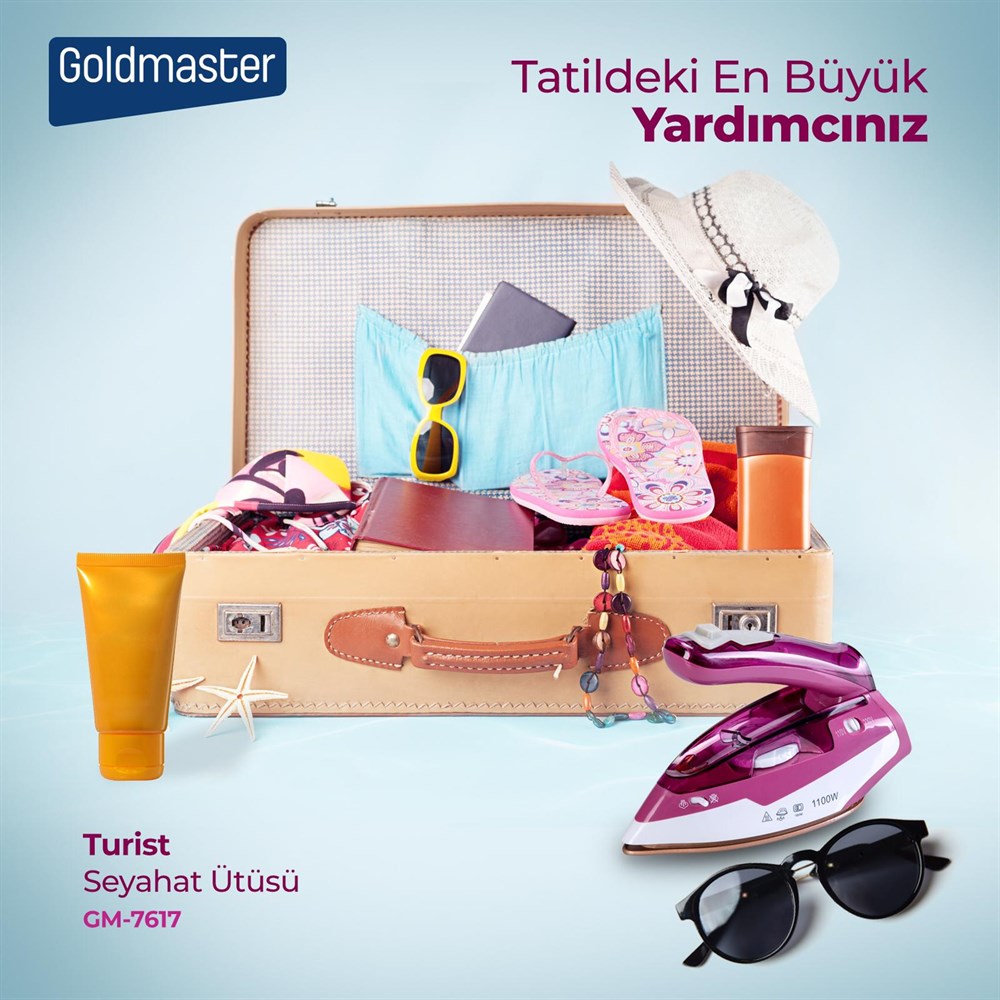 GoldMaster GM-7617 Turist Seyahat Ütüsü