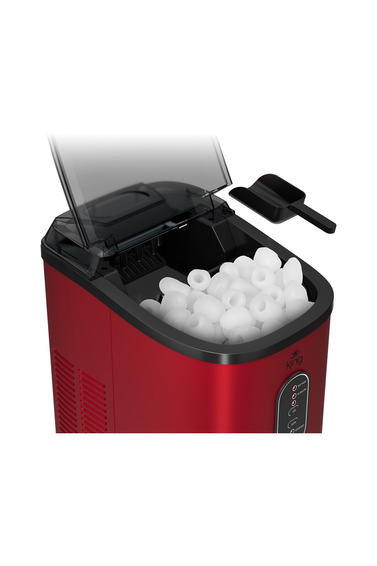 Marvilla 15 KG KAPASİTELİ 1.7 LT SU HAZNELİ BUZ YAPMA MAKİNESİ KBM8005 - 3 Yıl Garanti