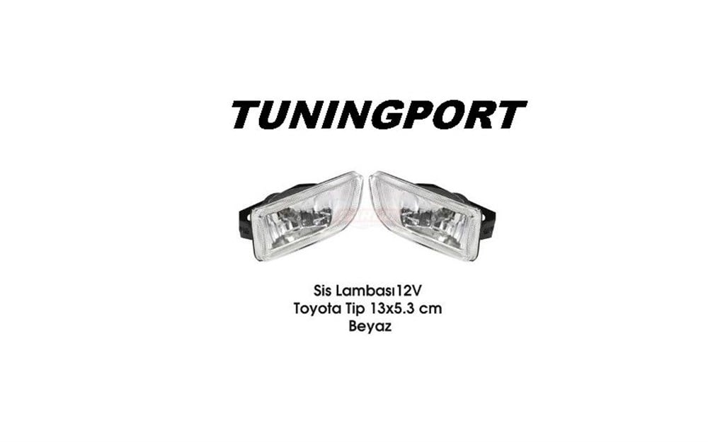 SiS LAMBASI TOYOTA TiP 13X5.3cm BEYAZ  (SET)