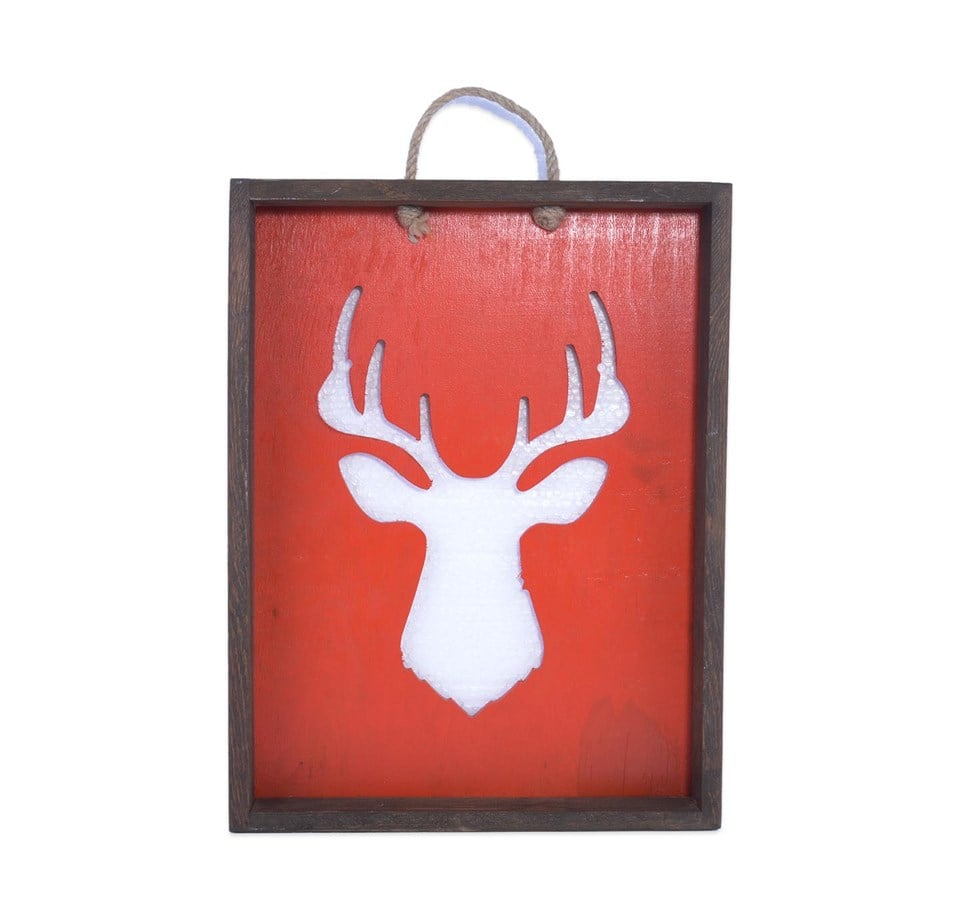 Geyik Figürlü Dekor Tablo