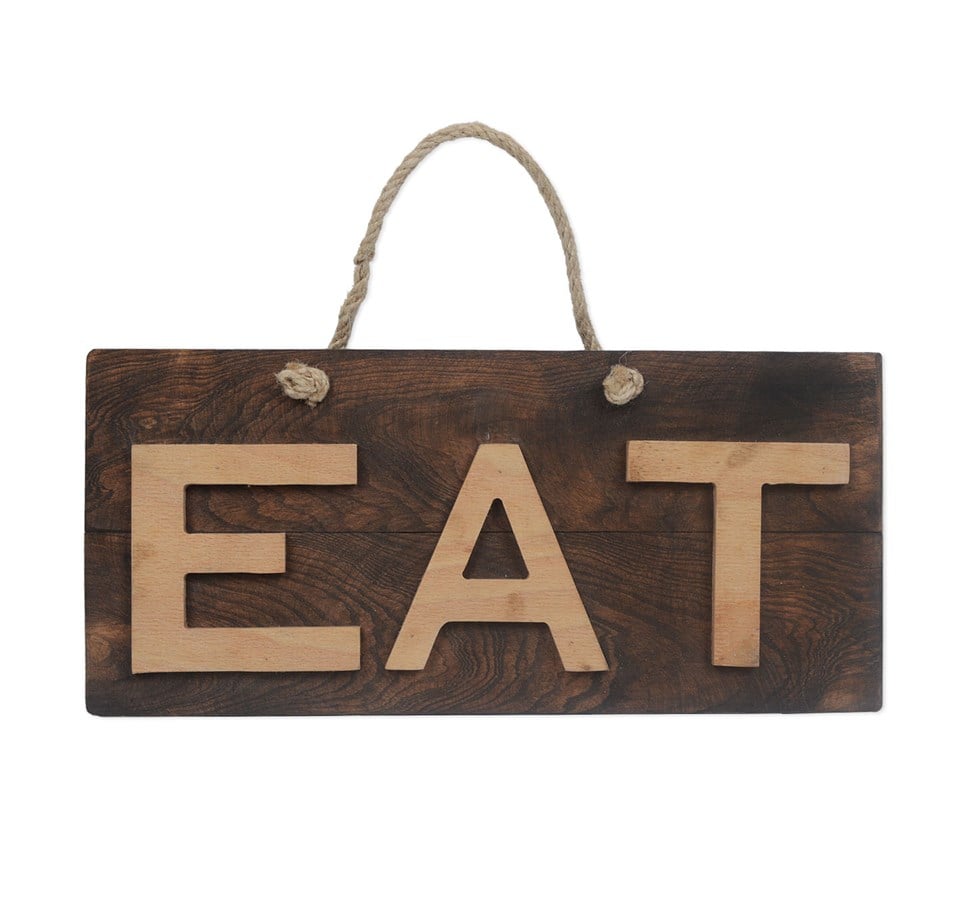 Dekoratif Eat Tablo