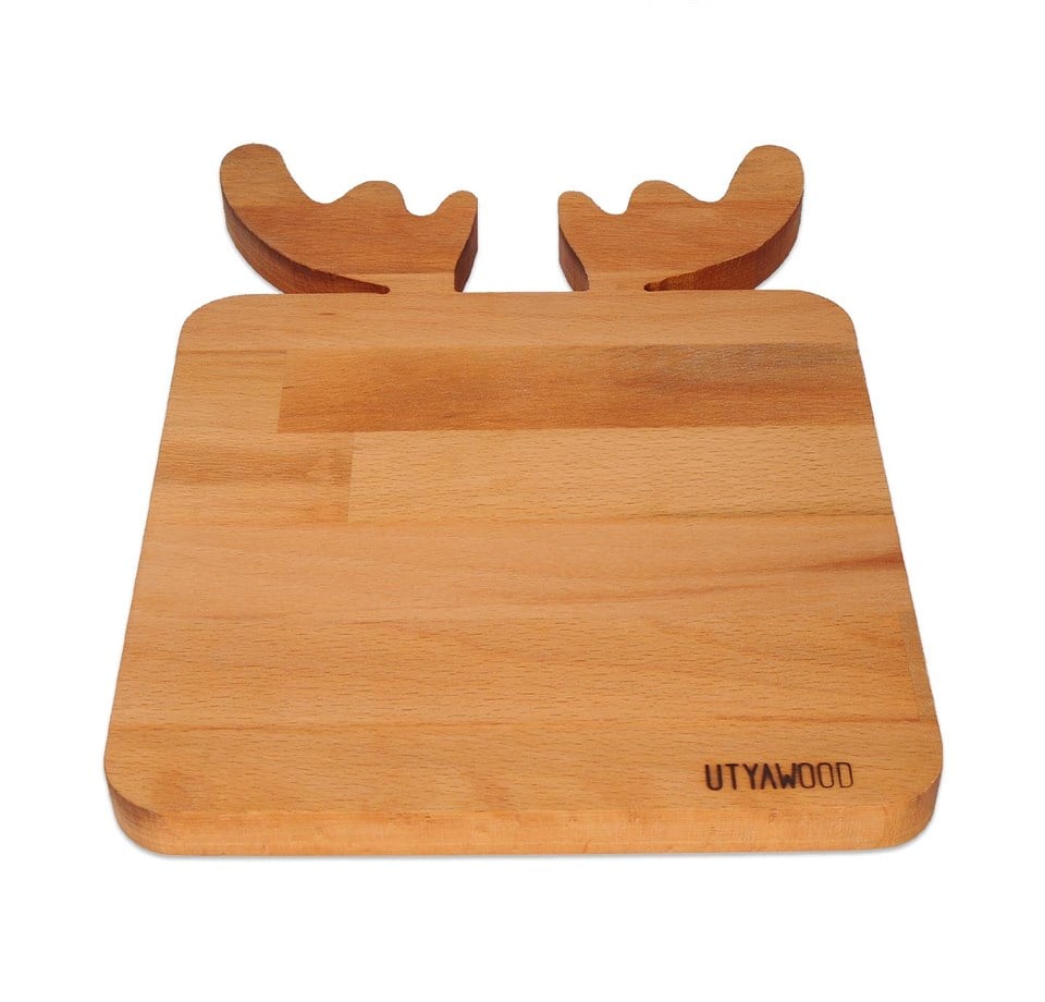 Deer Ahşap Sunum Tabağı