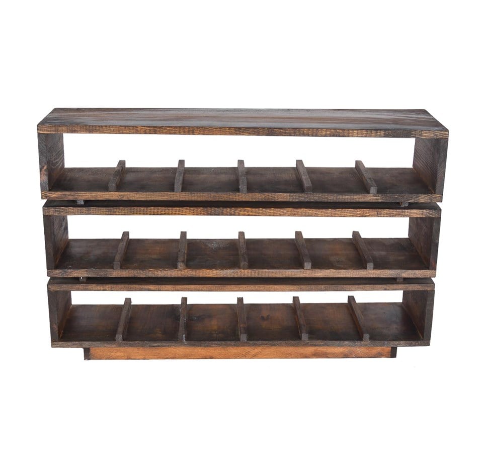 18'li Ahşap Rustik Şaraplık 