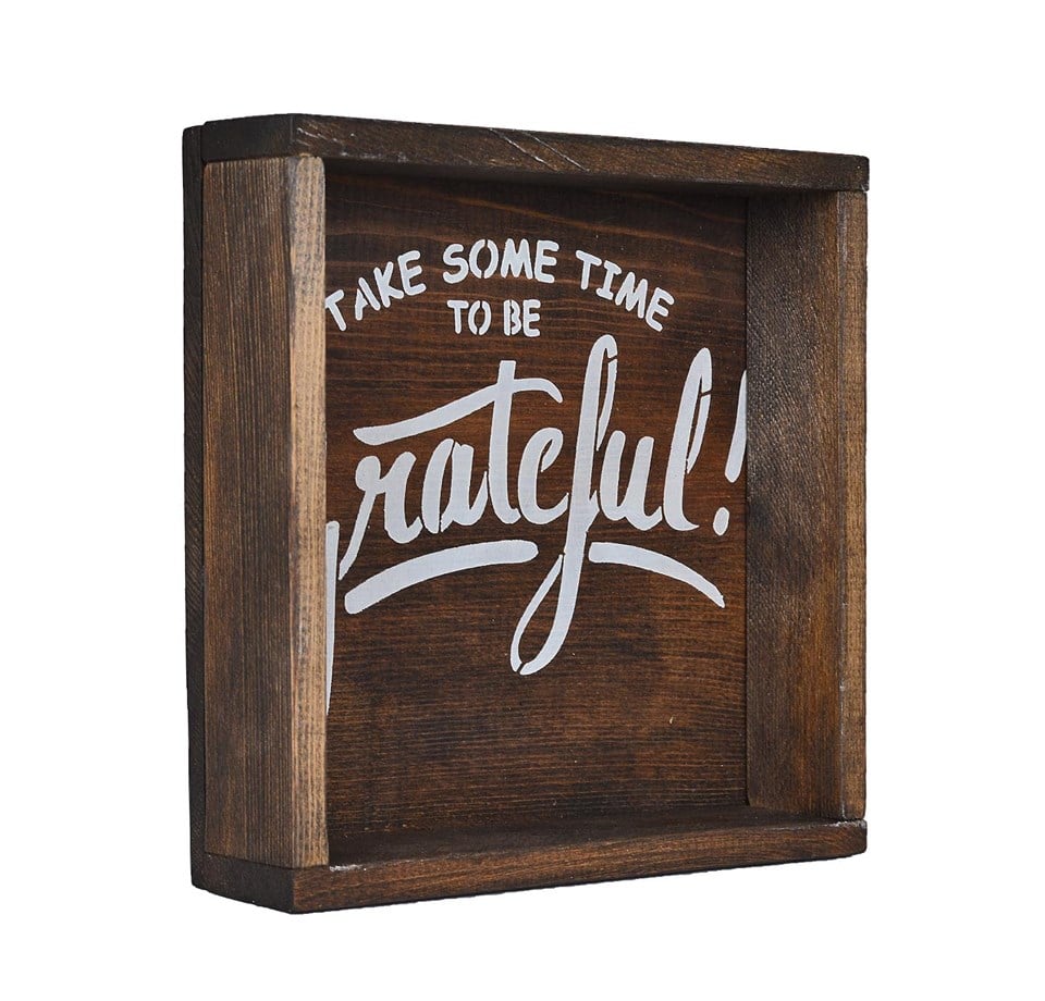 Grateful Ahşap Dekoratif Tablo