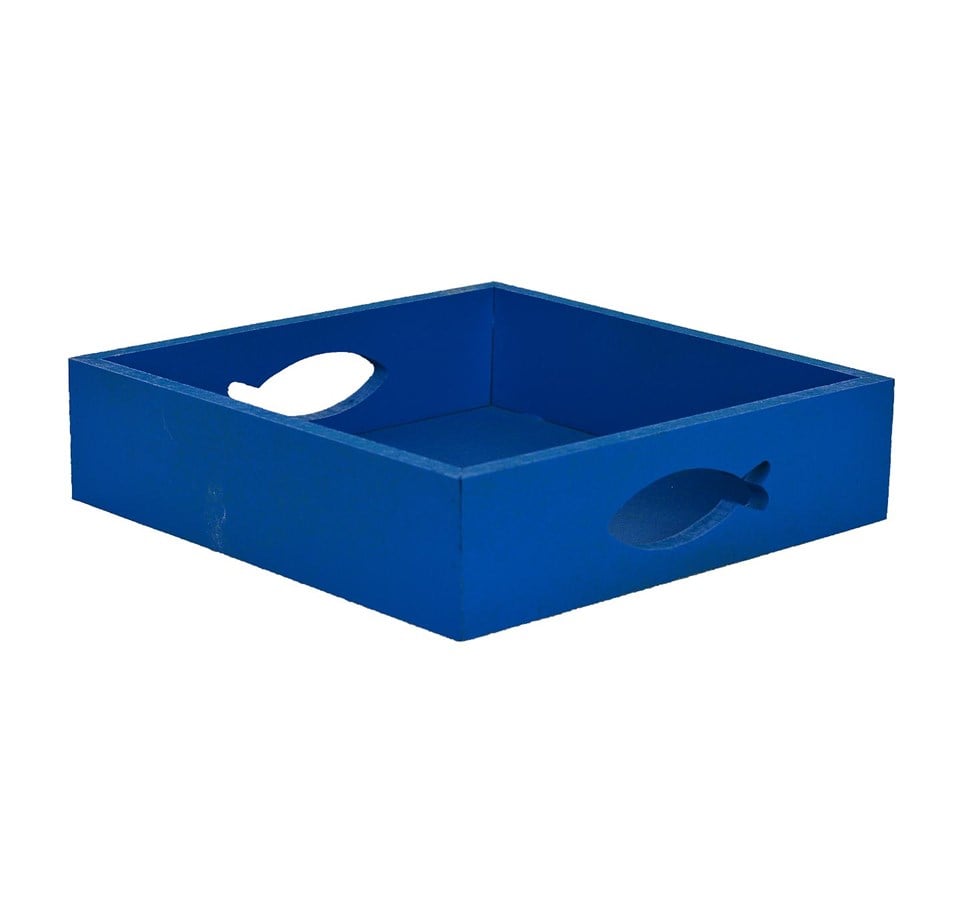 Marine Mavi Dekoratif Peçetelik