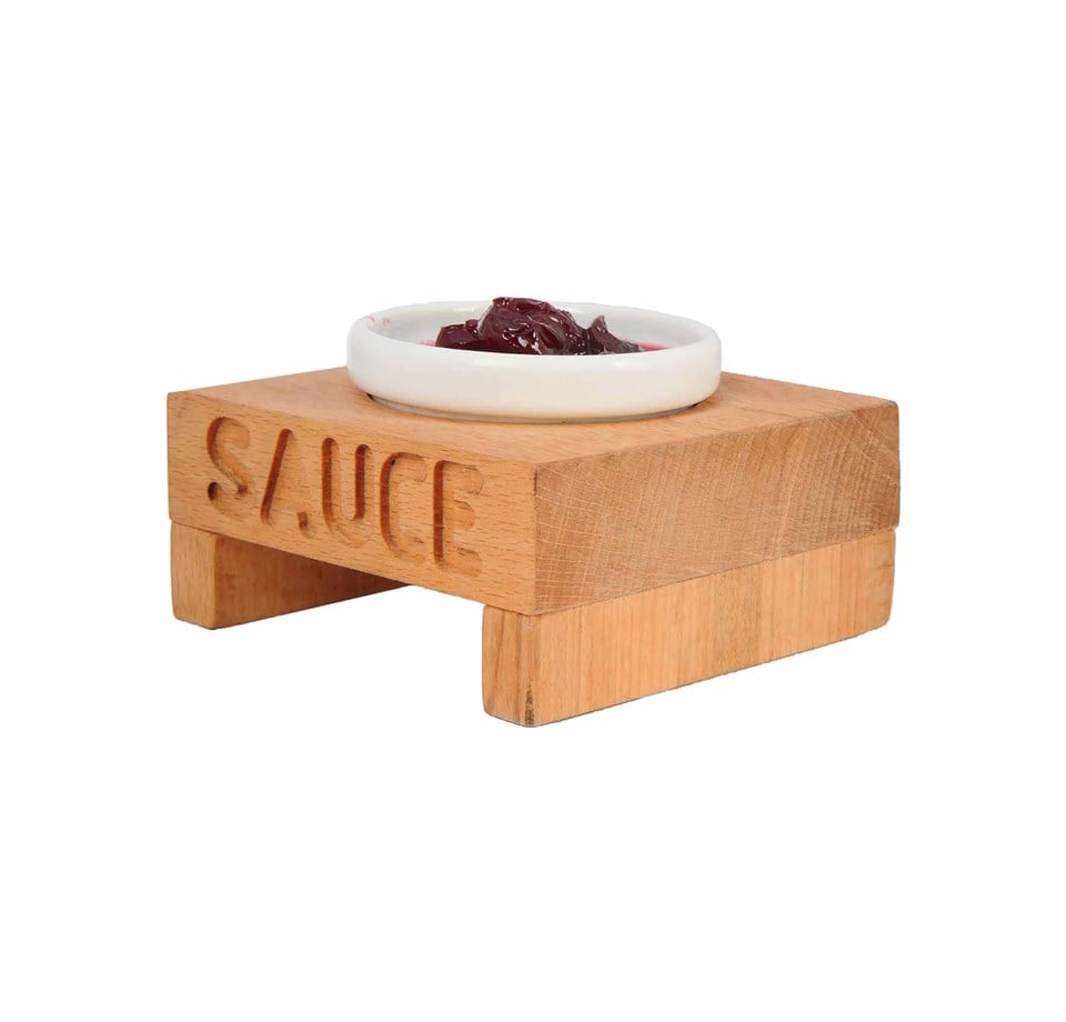 Sauce Kaseli Ahşap Sosluk