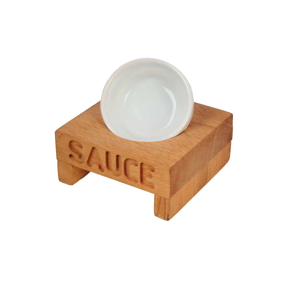 Sauce Kaseli Ahşap Sosluk