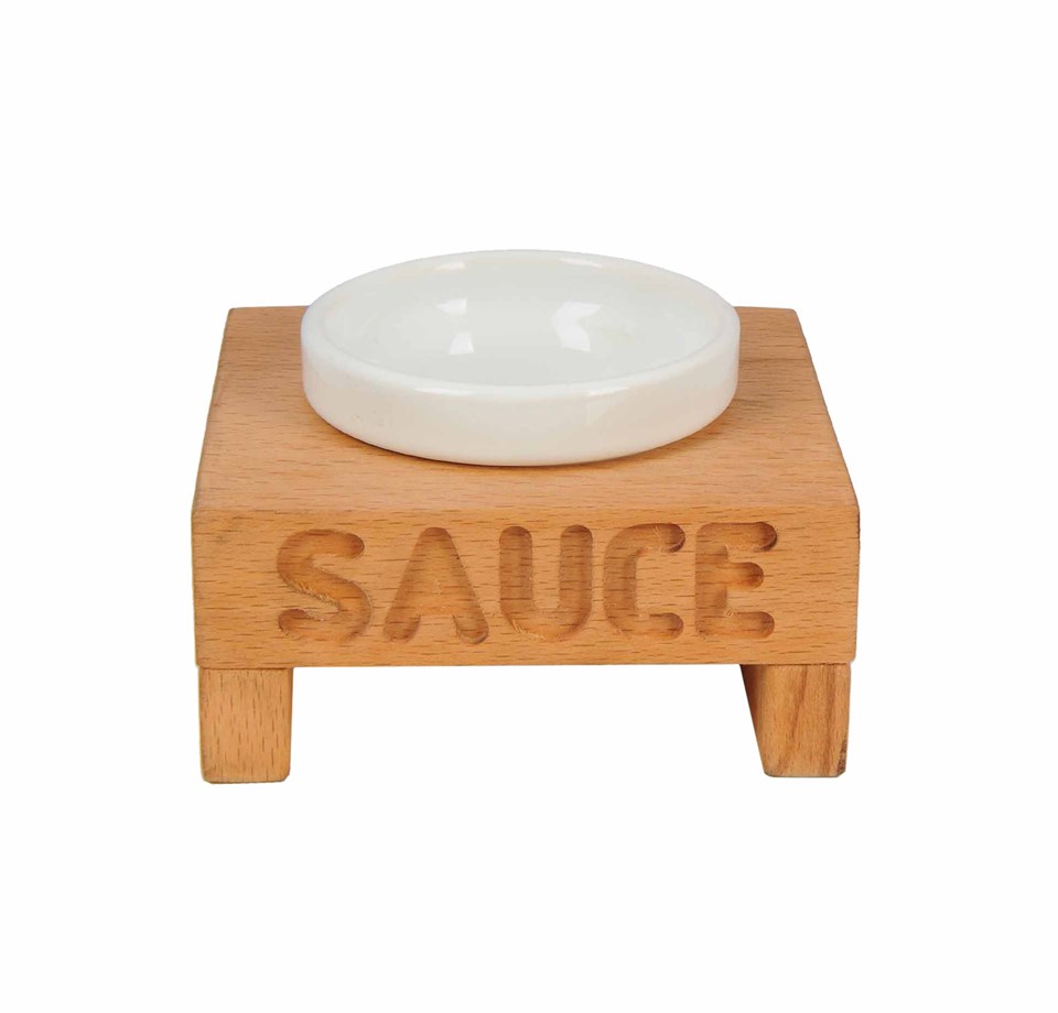 Sauce Kaseli Ahşap Sosluk
