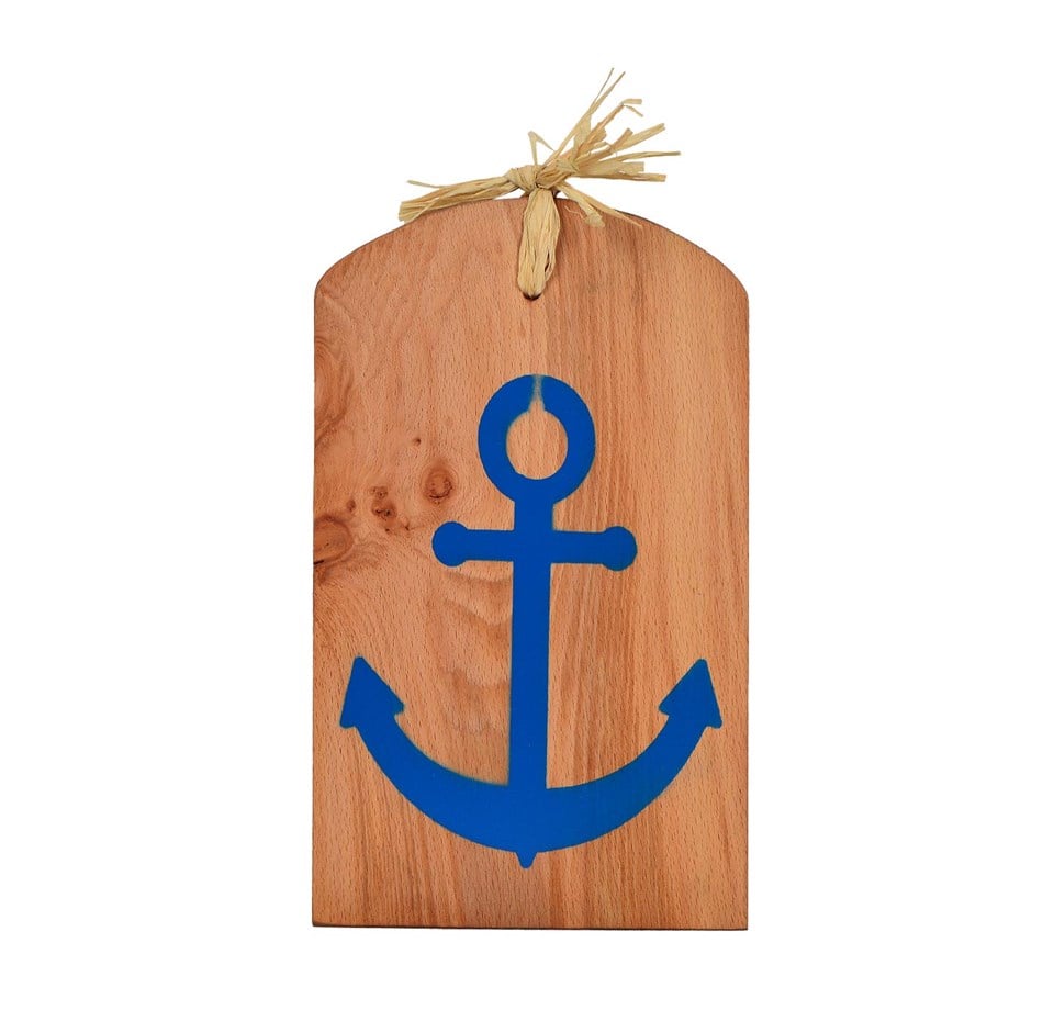 Blue Marine Ahşap Sunum Tahtası
