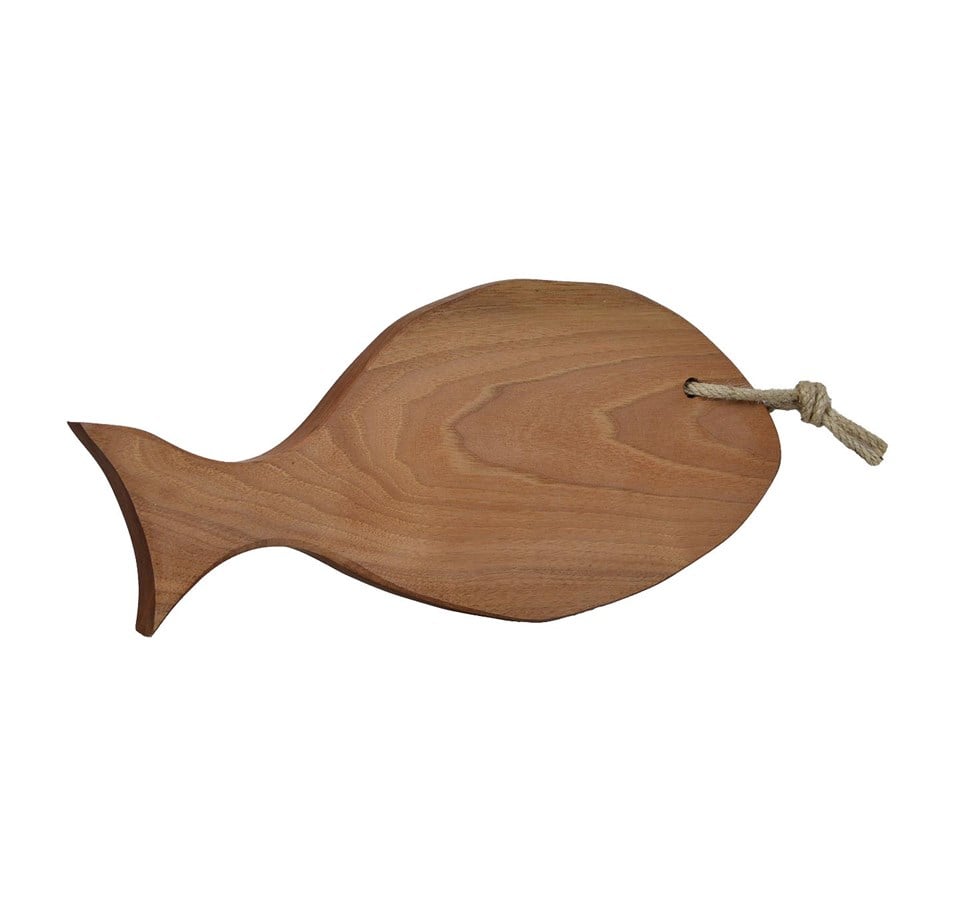 Fish Ahşap Balık Sunum Servis Tahtası