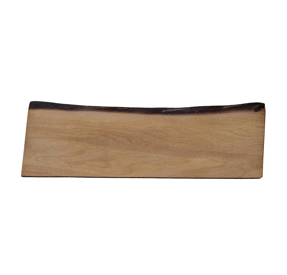 Doğal Kenarlı Ahşap Servis Sunum Tabağı