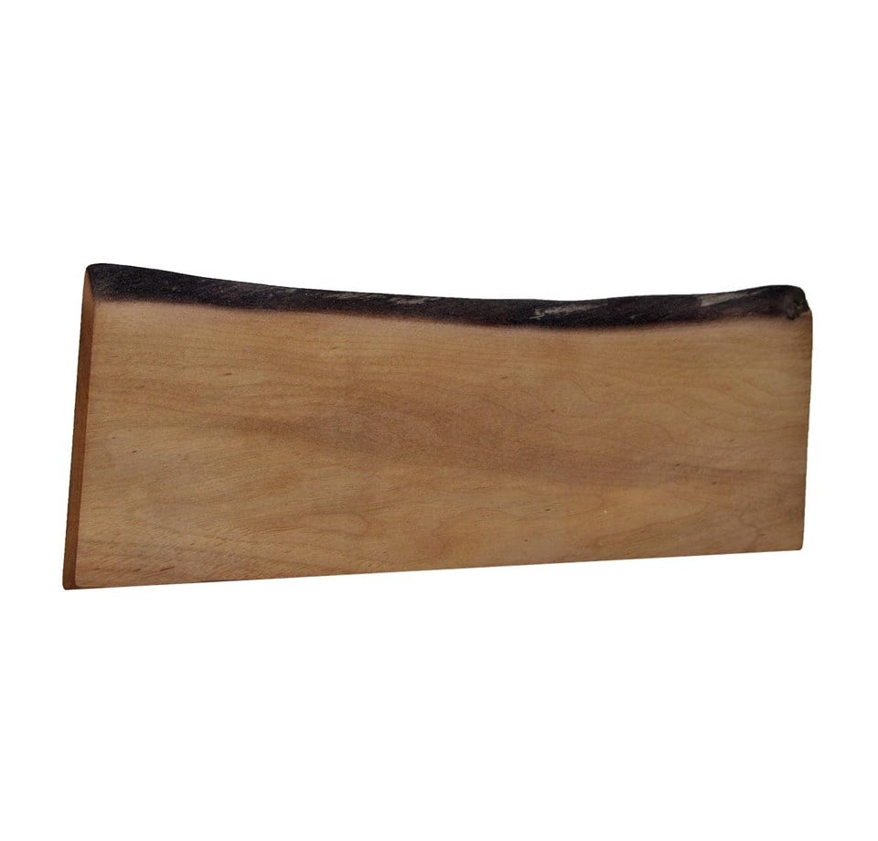 Doğal Kenarlı Ahşap Servis Sunum Tabağı