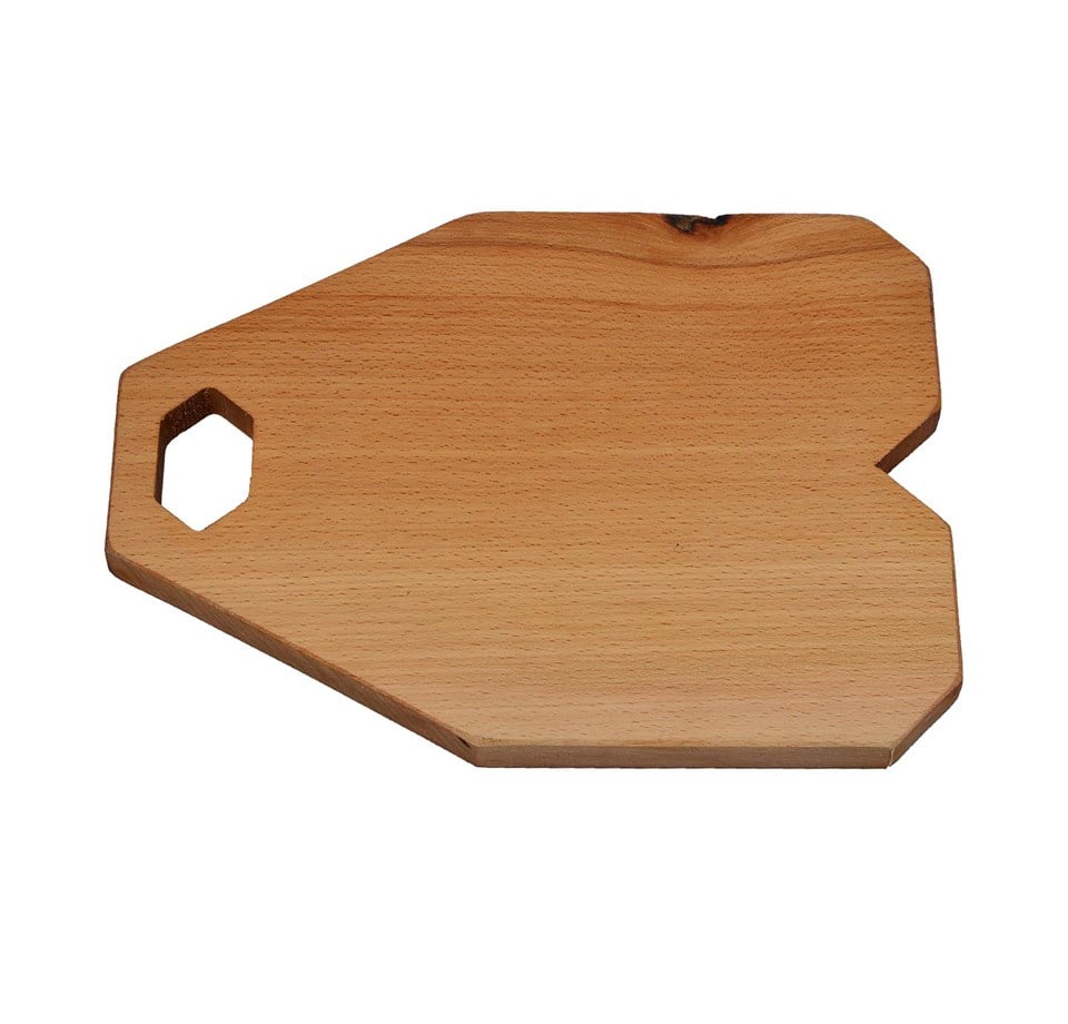 Geometrik Ahşap Doğrama Tahtası