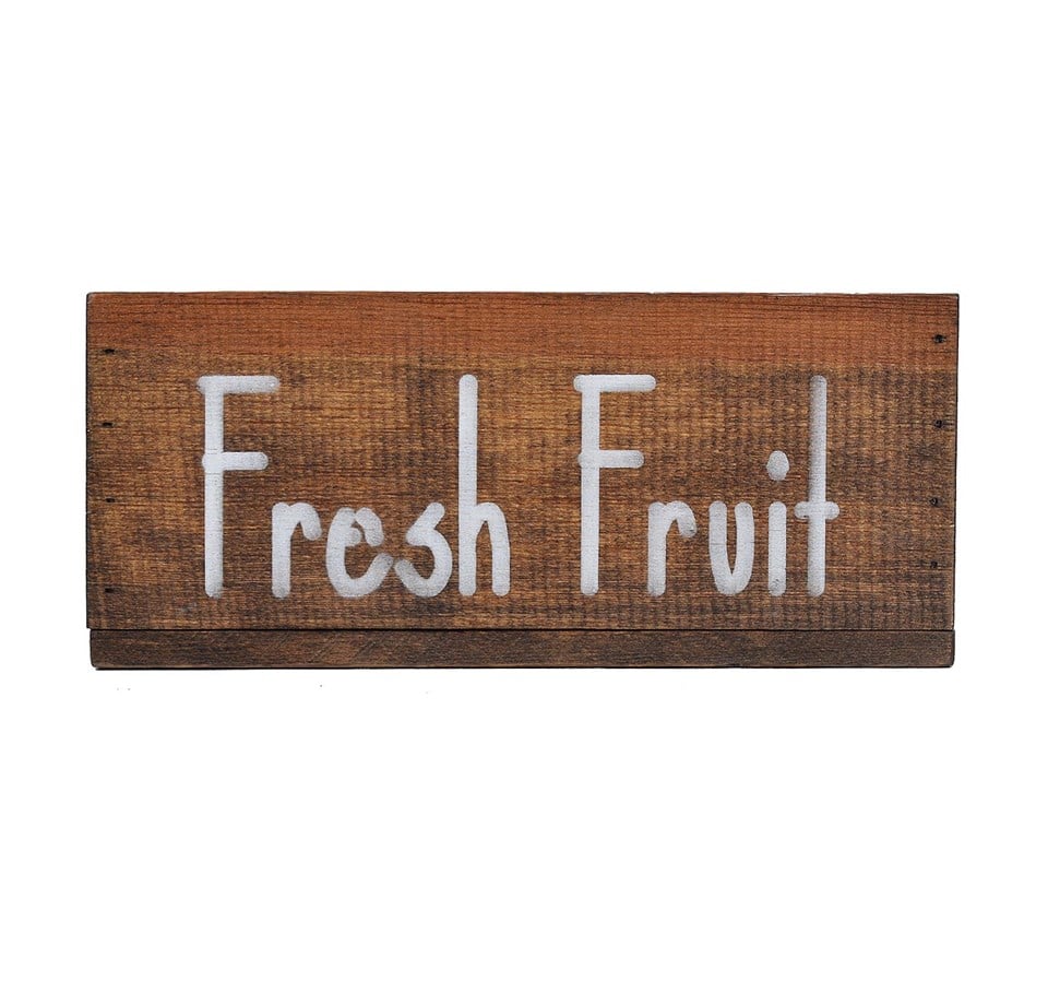 Fresh Fruit Ahşap Meyve Sepeti